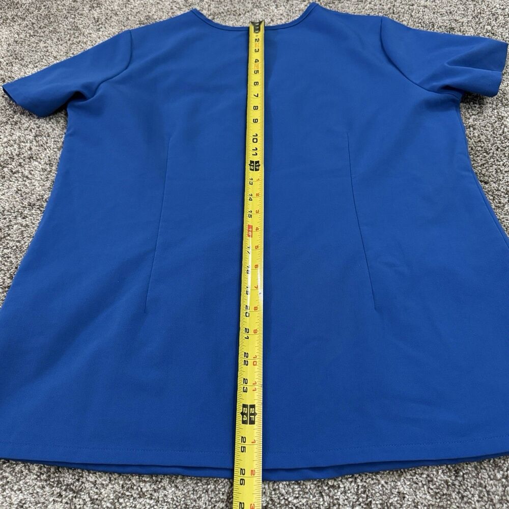 FIGS Casma Scrub Top FW1100 Royal Blue PO 2840 Size Medium NWOT - Picture 9 of 9